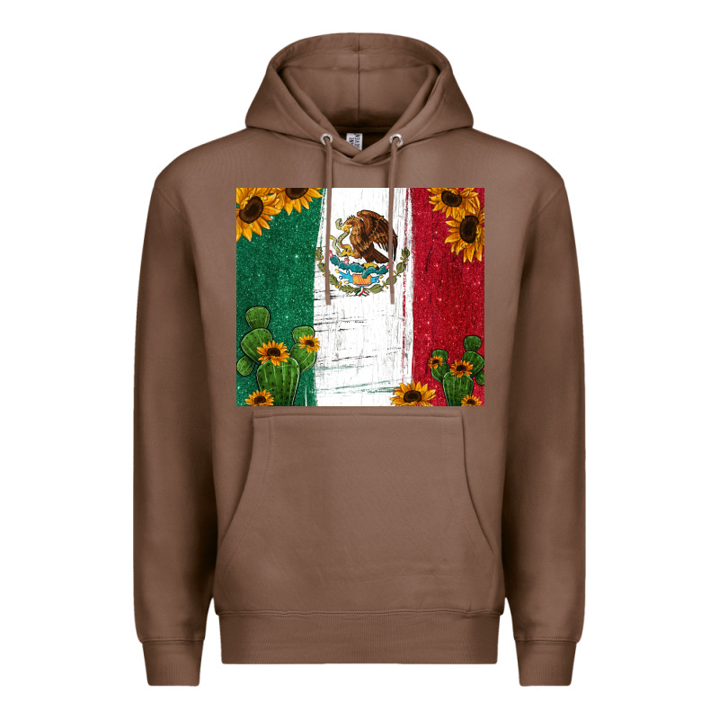 Cactus Sunflower Mexican Flag Z Premium Hoodie by Jasminsmagicworld | Teevron