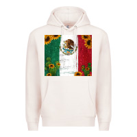 Pale Pink cactus sunflower mexican flag z Premium Hoodie - Jasminsmagicworld