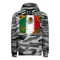 Slate Camo cactus sunflower mexican flag z Premium Hoodie - Jasminsmagicworld