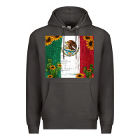 Smoke cactus sunflower mexican flag z Premium Hoodie - Jasminsmagicworld