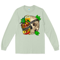Matcha skull crawfish season Long Sleeve Tee - FaDigitalArtStudio
