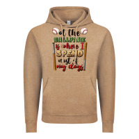 Vintage Coffee at the ballpark is where i spend most my days Vintage Hoodie - BundleAndBundleShop