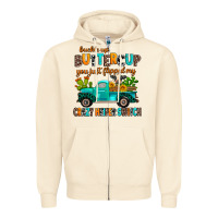 Sandshell buckle up buttercup you just flipped my crazy heif Zipper Hoodie - AdoDesignShop