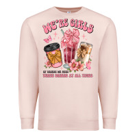 Pale Pink were girls of course we need three drinks at all t Premium Sweatshirt - JahusDesignShop