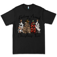 Black rocking around the christmas tree Premium Tee - CowGirlArtShop