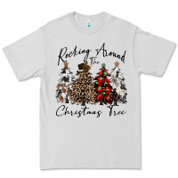 Dove Grey rocking around the christmas tree Premium Tee - CowGirlArtShop