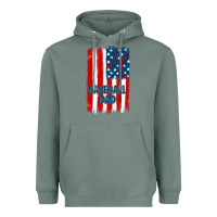 Sage baseball dad american flag Heavyweight Hoodie - JahusDesignShop