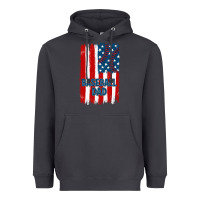 Smoke baseball dad american flag Heavyweight Hoodie - JahusDesignShop