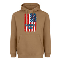 Toasted Coconut baseball dad american flag Heavyweight Hoodie - JahusDesignShop