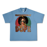 Pebble Blue Unapologetically dope Urban Heavy Tee - FaDigitalArtStudio