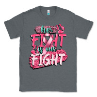 Charcoal Heather her fight is our fight Classic Tee - CowGirlArtShop