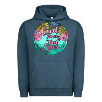 Pigment Midnight Navy good times and tan lines Urban Hoodie - JahusDesignShop
