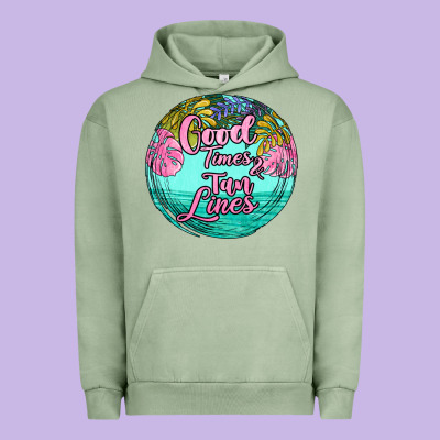 Good Times And Tan Lines Urban Hoodie Designed By Jahusdesignshop