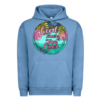 Pigment Pebble Blue good times and tan lines Urban Hoodie - JahusDesignShop