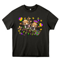 Asphalt Mardi Gras Heifers Heavy Core Tee - HowdyJamesFarm