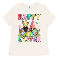 Bone Happy Easter gnomies Easter Day Ladies Tee - CowGirlArtShop