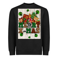 Black merry xmas Heavyweight Sweatshirt - AdoDesignShop