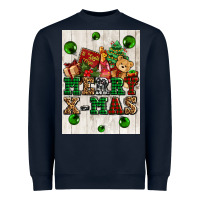 Navy merry xmas Heavyweight Sweatshirt - AdoDesignShop