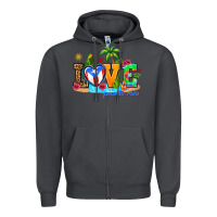 Smoke love puerto rico Zipper Hoodie - AdoDesignShop