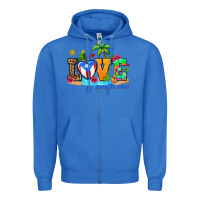 True Royal love puerto rico Zipper Hoodie - AdoDesignShop