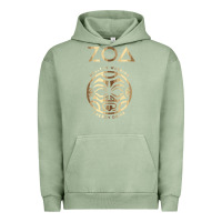 Pigment Oil Green ZOA Urban Hoodie - baoMotion