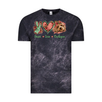 Cloud Black Peace Love Cockapoo Vintage Tee - Jasminsmagicworld