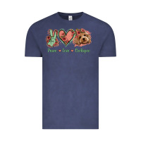 Vintage Denim Peace Love Cockapoo Vintage Tee - Jasminsmagicworld