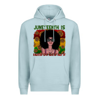 Blue Mist juneteenth is independence Premium Hoodie - SublimationCraftShop