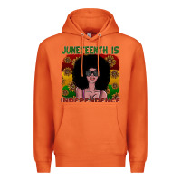 Carrot juneteenth is independence Premium Hoodie - SublimationCraftShop