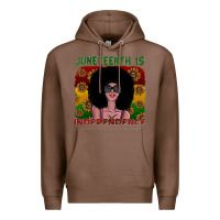 Chestnut juneteenth is independence Premium Hoodie - SublimationCraftShop