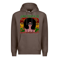 Coffee juneteenth is independence Premium Hoodie - SublimationCraftShop