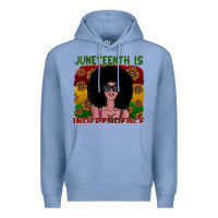 Colony Blue juneteenth is independence Premium Hoodie - SublimationCraftShop
