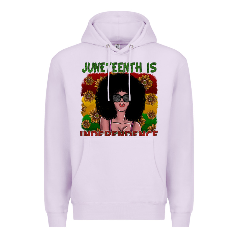 Juneteenth Is Independence Premium Hoodie by SublimationCraftShop | Teevron