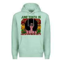 Seafoam juneteenth is independence Premium Hoodie - SublimationCraftShop