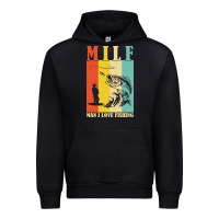 Black fishing t  shirt milf man i love fishing t  shirt Urban Hoodie - baoMotion