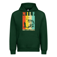 Forest Green fishing t  shirt milf man i love fishing t  shirt Urban Hoodie - baoMotion