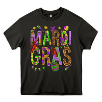 Asphalt Mardi Gras Heavy Core Tee - HowdyJamesFarm