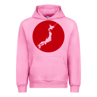 Fuchsia Pink japan island Urban Hoodie - baoMotion