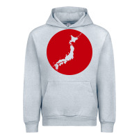 Heather Grey japan island Urban Hoodie - baoMotion