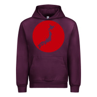 Mauve Wine japan island Urban Hoodie - baoMotion