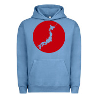 Pigment Pebble Blue japan island Urban Hoodie - baoMotion