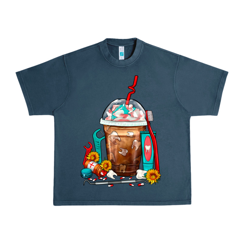 Dentist Frappe Coffee Urban Heavy Tee by FaDigitalArtStudio | Teevron
