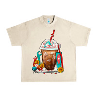 Sandshell Dentist Frappe Coffee Urban Heavy Tee - FaDigitalArtStudio
