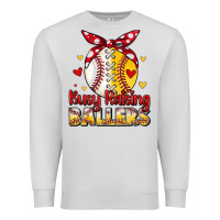 Dove Grey busy raising ballers Premium Sweatshirt - JahusDesignShop
