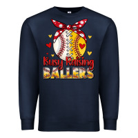 Navy busy raising ballers Premium Sweatshirt - JahusDesignShop