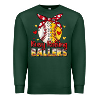 Sports Green busy raising ballers Premium Sweatshirt - JahusDesignShop