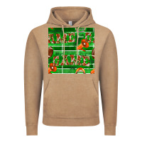 Vintage Coffee american football megaphone and game seamless pattern Vintage Hoodie - BundleAndBundleShop