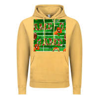 Vintage Mustard american football megaphone and game seamless pattern Vintage Hoodie - BundleAndBundleShop
