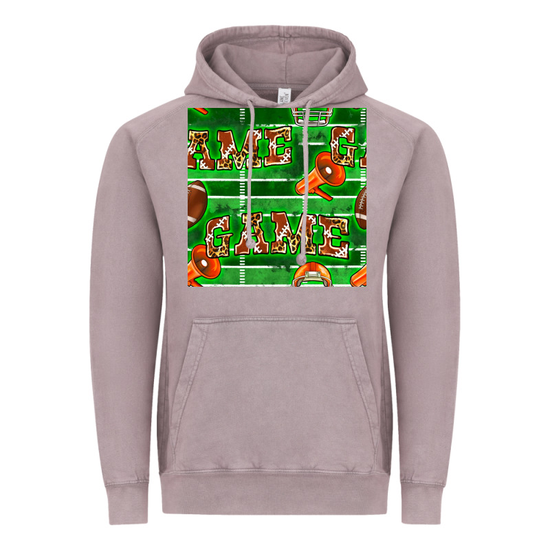 American Football Megaphone And Game Seamless Pattern Vintage Hoodie by BundleAndBundleShop | Teevron
