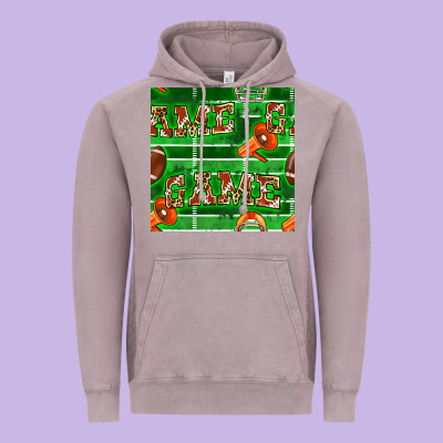 American Football Megaphone And Game Seamless Pattern Vintage Hoodie Designed By Bundleandbundleshop